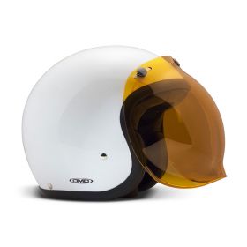 Bubble 3 Button Orange Visor for DMD Vintage Helmet