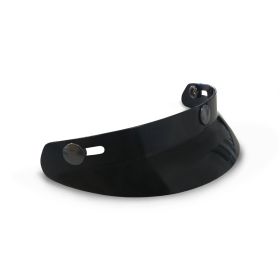Visière standard noire à 3 boutons pour casque DMD Vintage Retro