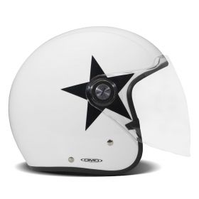 Demi Jet Helmet DMD P1 Star White