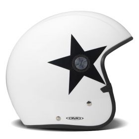 Demi Jet Helm DMD P1 Star Weiß