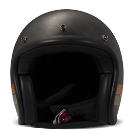 Jet Helmet DMD Vintage Handmade Goldie Black