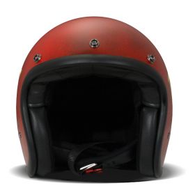 Jet Helmet DMD Vintage Handmade Smile Red