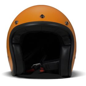Jet Helmet Cafe Racer DMD Vintage Glossy Orange