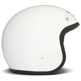 Jet Helmet Cafe Racer DMD Vintage Solid White