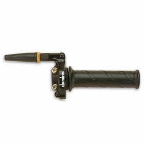 DOMINO Racing 90 Quick Throttle 22 mm Black/Gold Aluminum Parallel Cable Guide