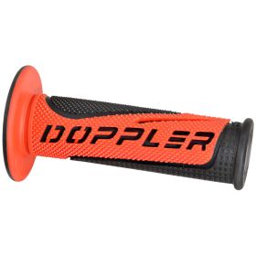 COPPIA DI MANOPOLE MOTO SCOOTER DOPPLER GRIP RADICAL ROSSO NERO