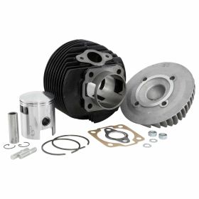 DR Racing Cylinder 130 cc in cast iron 7 transfers 57mm stroke 51mm with included head