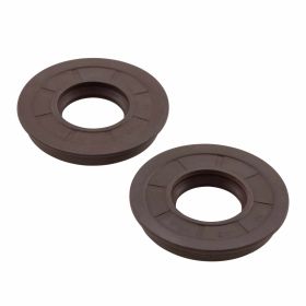 DRT Aluminium-Dichtungsset mit braunem Gummi und Adapterplatte