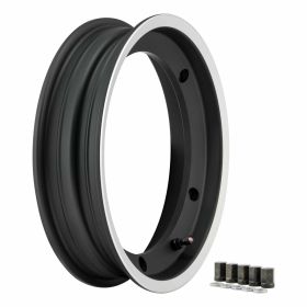 SIP Tubeless Rim 2.25x10 Matte Black Offset -2.5mm PCD 5/220mm Valve Included