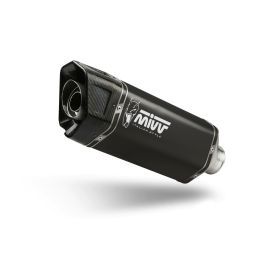 Komplettes MIVV SR-1 schwarzes Auspuffsystem für YAMAHA T-MAX 560