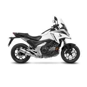 Marmitta slip-on LeoVince LV One Evo acciaio inox omologata per HONDA NC 750 X