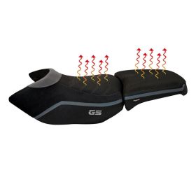 Seat cover Heating comfort 4GR with logo for BMW r 1200 gs adventure