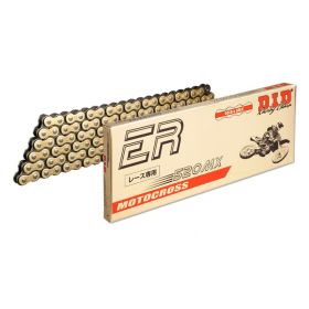Kit trasmissione DID catena MX aperta oro 114 520 corona nera 51 z pignone silenziato 13 z
