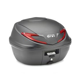 GIVI B360 Top Case Kit Schwarz Rot 39L für YAMAHA TRACER 7 GT