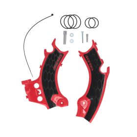 Paratelaio ACERBIS X-Grip rosso/nero per HONDA