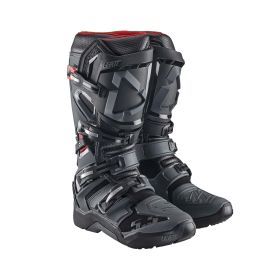 Stivali moto LEATT Moto 5.5 FlexLock Enduro Graphene nero chiusura SideLock