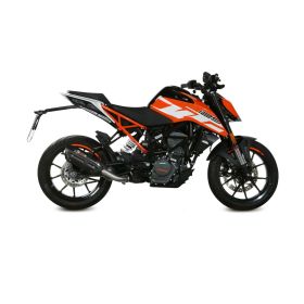 Marmitta Slip-on nera MIVV Suono omologata per KTM 125 duke