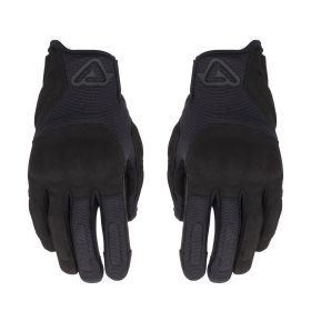 ACERBIS CE PYRAMID genehmigte Sommer-Motorradhandschuhe Schwarz