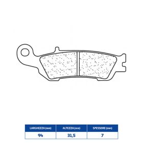 CL BRAKES 1183MX10 Bremsbelag-Paar Sinterverbindung