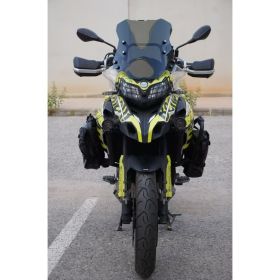 Parabrezza ISOTTA intercambiabile Fumè scuro 430x436mm per BENELLI trk 502
