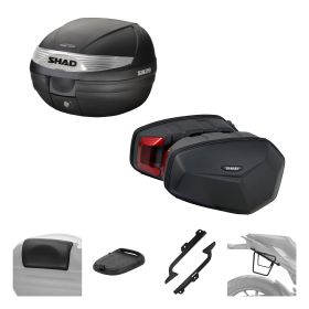 SHAD Complete kit SH29 black and E48SR black for KTM Duke 125/390