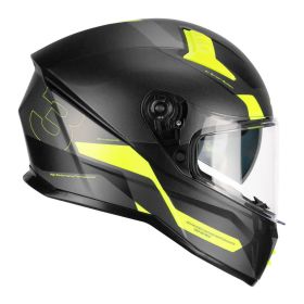 Casco Integrale CGM 333G ONYX Sport Nero Giallo Fluo Opaco