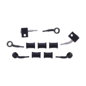 Kit de tuyau de frein JMP 3 HBF-4026-V-MBK en acier noir pour Kawasaki Z 900