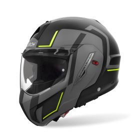 Modular Helmet AIROH Mathisse II Genius Yellow Grey Black Matte