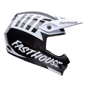 Casque motocross BELL Mx-10 Mips Fasthouse noir blanc