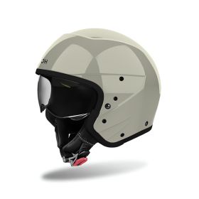 Casque jet brillant AIROH J110 MOCHA