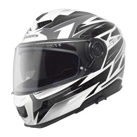 Casque intégral SCHUBERTH S3 Thunder blanc noir