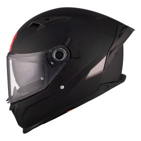 Integralhelm MT Helmets Braker SV Solid A1 Schwarz Glänzend