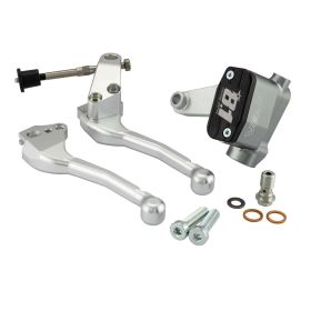Kit pompa freno montaggio manubrio OTTOPUNTUNO VB-11 argento per Vespa Pk 50