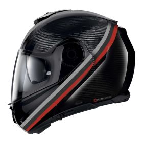 Casco modulare NOLAN X-1005 Ultra Carbon Gemini 350 nero rosso