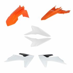 ACERBIS Verkleidungskit 6 Teile Orange/Weiß für KTM SX 50