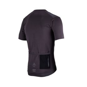 LEATT Trail 3.0 MTB-Trikot Blau mit belüftetem Reißverschluss und Rückentaschen