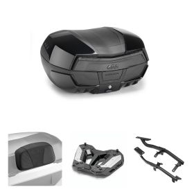 GIVI MAXIA 5 Smoke Black Top Case Kit 58L für YAMAHA MT07