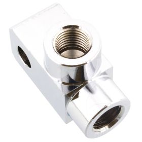 Sdoppiatore tubo freno 2 vie TYP832 3/8 UNF cromato