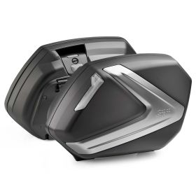 Kit valigie laterali GIVI V37 TECH nero per SUZUKI V-Strom 1050 / XT / SE