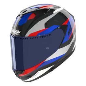Nolan X-904 Casque Intégral UC CALIBRE QUIN 356 Carbone Anthracite Bleu Rouge