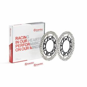 BREMBO T-Drive Floating Racing Brake Discs Pair 208A98548 D.320 Thickness 5.5mm for YAMAHA