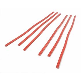 Stirsce listello pedana REPRO TEILE in gomma 3790x14mm rosso