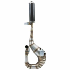 Non-homologated racing exhaust SIP Performance 2.0 in steel with carbon silencer