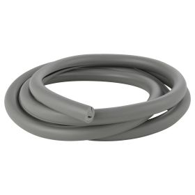 Bordo scudo MEC EUR anteriore in gomma 190cm grigio polvere RAL 7037