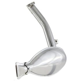 Marmitta PASCOLI M0120 125/150cc acciaio cromato per Vespa 125