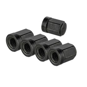 SIP Rim Nut Kit 5 pcs M8x1.25 Black Steel for Vespa