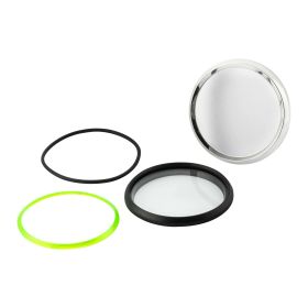 Kit 5 vetri contachilometri PREMIUM QUALITAT D.80mm cornice cromata