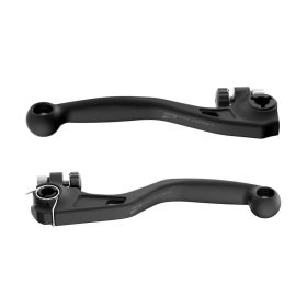 Kit de levier de frein/embrayage APT Black POLISPORT 91579 pour Honda CRF 450