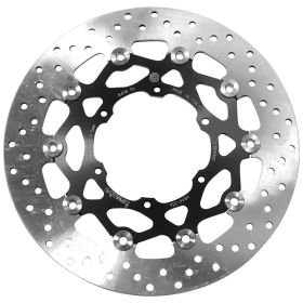 Disque frein flottant BREMBO 78B40896 série or inox D.300 épaisseur 5 mm 6 trous