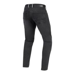Pantalons de moto pour hommes REBELHORN NOMAD noirs délavés à coupe fuselée